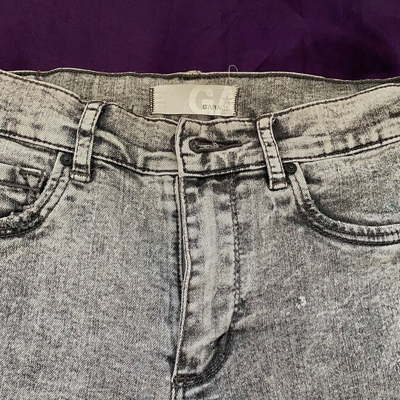 Garage Grey Washed Denim Jeans - Picture 3 of 6
